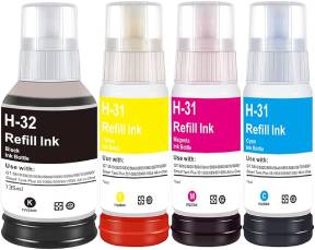 HP 32XL and 31 High-Yield Ink Bottles